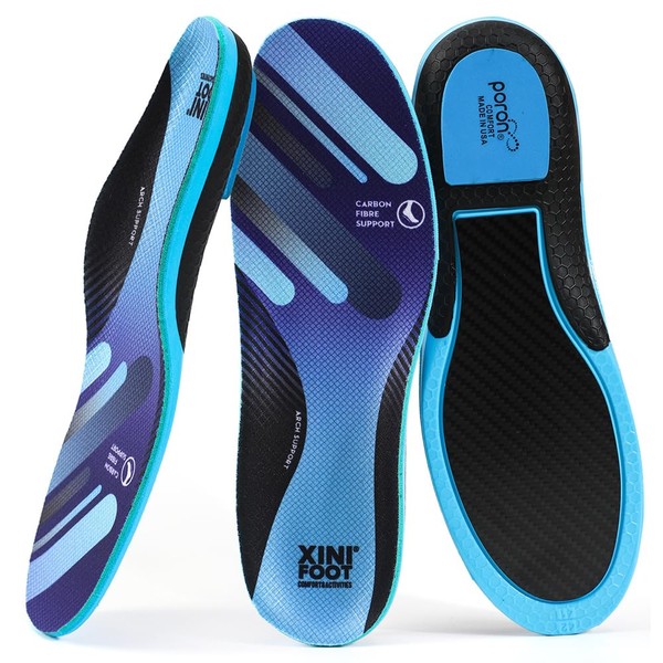 XINIFOOT Performance Insoles Carbon Fiber Shoe Insoles for Men and