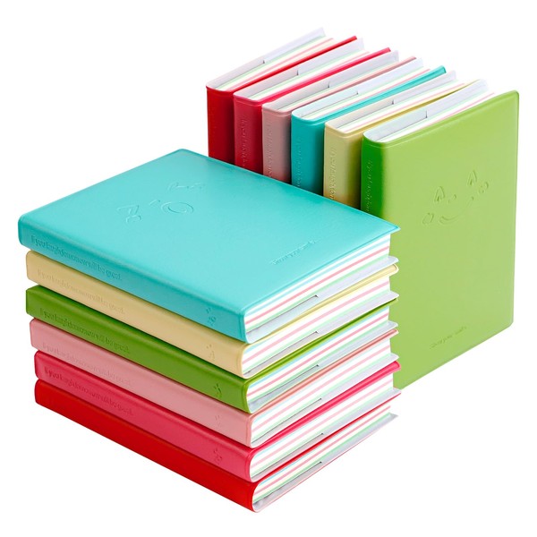 QUMENEY 12 Pieces Mini Notebook Small Pocket Notebook Travel Journal