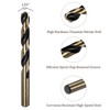 Kozelo 2PCS Twist Drill Bit - [13mm/0.51"] Titanium Nitride High-Speed