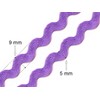 25 m Zigzag Braid Border on Card, 5/9 mm Wide,