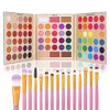 UCANBE Professional 86 Colors Eyeshadow Palette with 15pcs Makeup Brushes