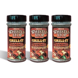 Original WhistleStop Cafe Recipes | Grill-It Chargrill Seasoning | 5.6-oz (3 Pack)