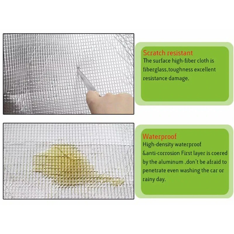 IES Self-Adhesive Fire Heat Sound Deadener Insulation Mat: Car Hood