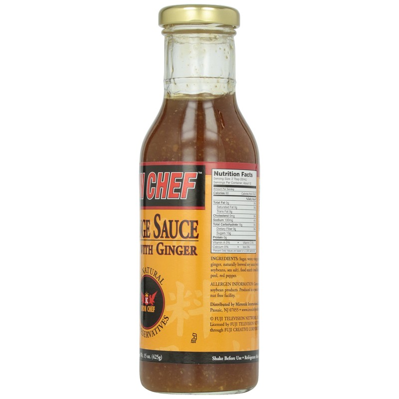 Iron Chef Orange Ginger Sauce, 15 oz