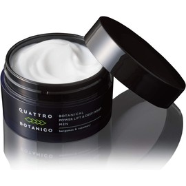 クワトロボタニコ エイジングケア ひんやり ジェルクリーム メンズ ボタニカル パワーリフト ＆ ディープモイスト 男性化粧品 保湿 乳液 オールインワン乾燥肌 フェイスクリーム スキンケア メンズコスメ 50g