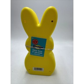 PEEPS 10” Yellow Blowmold Light Up Bunny LED NWT