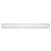Westcott 15571 Clear Data Processing Magnifying Ruler, 12 Inch