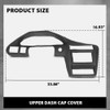 G-PLUS TPE Dashboard Dash Bezel Cover Compatible with Chevy Cavalier