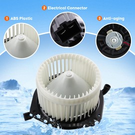HVAC Blower Motor with Fan Cage Replaces 700160 88973567 PM9243 2003 2004 2005 2006 2007 2008 Fit for Pontiac Vibe 1.8L