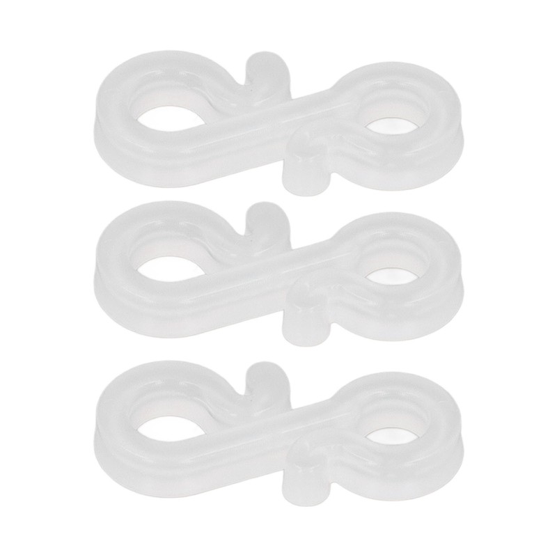 150Pcs S Shaped Hooks Sturdy Durable Plastic Dual Ends Multipurpose