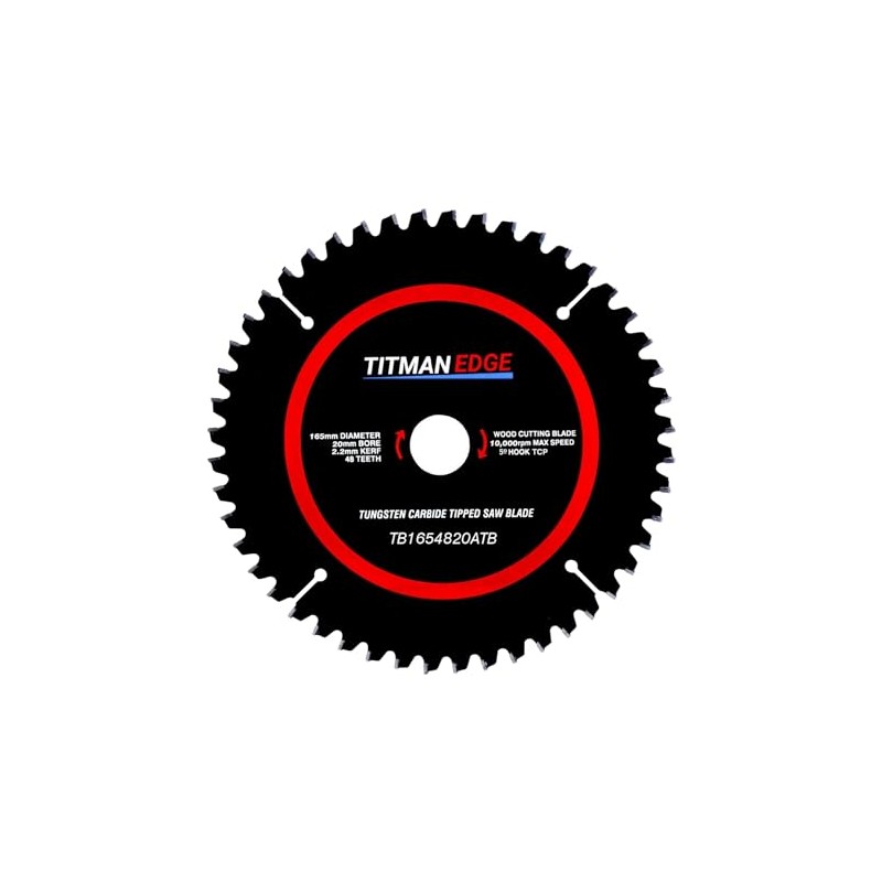 165mm Diameter TCT Saw Blade, 48 tooth & 20mm Bore