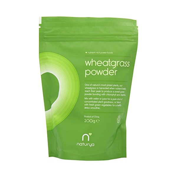 Naturya Organic Wheatgrass Powder 200 g Nutritional Power Food Pouch