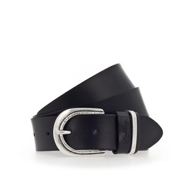 MUSTANG Women's Genuine Leather Belt, black