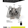 maxx.onLine 2 x 3-hole satellite socket 0.5-2400 MHz, unicable compatible,