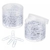 sourcing map 400 Paper Clips Small Size 1.1 Inch Vinyl