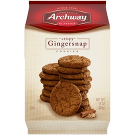 Archway Cookies, Crispy Gingersnaps Cookies, 12 Ounce