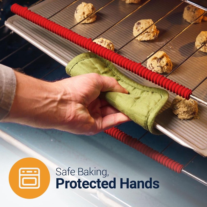 Silicone Oven Rack Shields by Linda’s Essentials (2 Pack) |