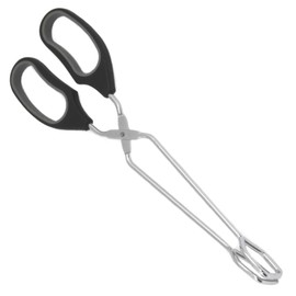 Rocky Mountain Goods Cooking and Serving Tongs - 12-Inch Stainless Steel Tongs with Soft Grip Handles - Durable Buffet-Style Food Tongs - Dishwasher Safe - Perfect for Cooking, Grilling, Serving