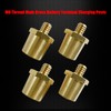 Ampper M8 Thread Male Brass Battery Charging Post Terminals, M8