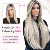 REECHO 28" Straight Long 4 PCS Set Thick Clip in