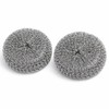 PARENCE – Set di 2 spugne in acciaio inox –