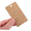 Hohopeti 100pcs Jewelry Display Cards for Earrings Blank Kraft Paper