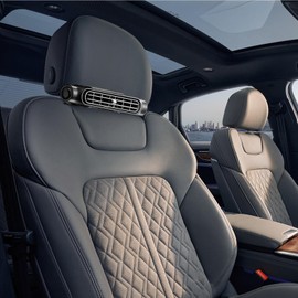 Car Seat Cooling Fan - Headrest Fan for Backseat | Powerful Adjustable Quiet 3 Speeds Portable Vehicle Blower for Daily Commuting Driving RV Truck