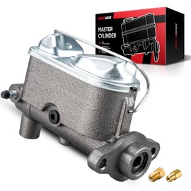 Torchbeam Brake Master Cylinder with Reservoir, Direct Fit Replacement for Lincoln Continental 1970-1971, DOT Approved, Iron Alloy, Includes Mounting Hardware
