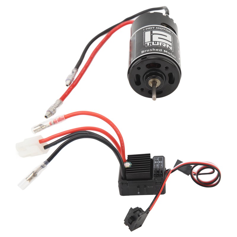550 12T Brushed Motor with 60A Brushed ESC for ARRMA