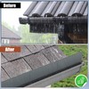 BJADE'S Gutter Valley Splash Guard,4 Pcs Aluminum Roof Valley Splash