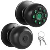 Smart Fingerprint Door Knob for Bedroom, Biometric Door Lock with