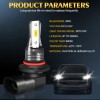 SHENKENUO Pair CSP LED Fog Light Kit 9045 6500K Bright