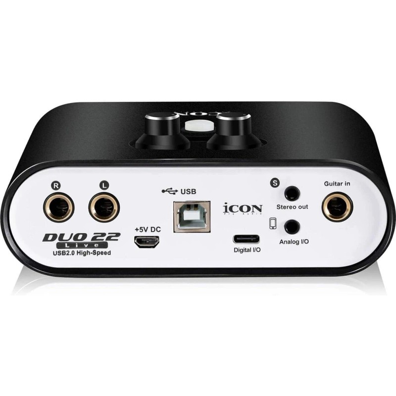 Icon Pro Audio DUO22 Live - USB Livestream Audio Interface