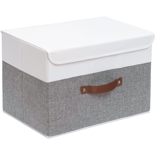 Yawinhe Collapsible Storage Bin Cube Organizer Basket, Fabric Storage Box