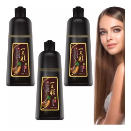 Veraly 12 Shampoo Tinte Instantáneo Cubre Canas Natural Jengibre