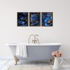 Kalormore 3 Pieces Leopard with Blue Flower Picture Easy to