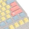 Mechanical Keyboard Keycaps 124 Keys PBT Dye Sublimation Vivid Colors