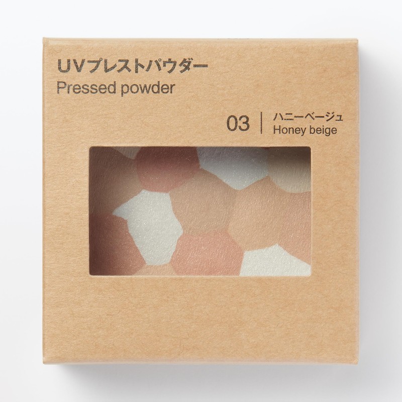 MUJI OAP53A4S UV Pressed Powder Honey Beige SPF33 PA+++ 0.3