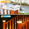 VOLISUN Solar Post Cap Lights: 2 - Pack Outdoor Post