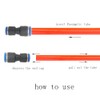 zjxed 1/2" OD x 1/4" OD Pneumatic quick Connector Push