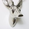 Melody Maison Silver Wall Mounted Stags Head