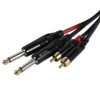Power Dynamics PD Connex 2x RCA Phono To 2x 6.35mm
