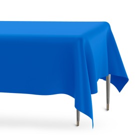 Blue Tablecloth,Outdoor Table Cloth,Wipe Clean Tablecloth,Birthday Table Cloth,Tablecloths Rectangular,Disposable Table Cloth,Picnic Table Cloth,Plastic Table Cloths,Thickened 274cm X 137cm 2 Pcs