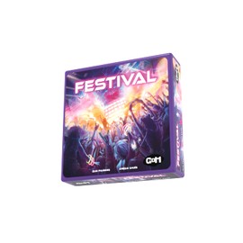 GDM - Festival- Board Game - Medium Strategy Game - For 2 to 4 Players - Ages 8+ - 20 Min.