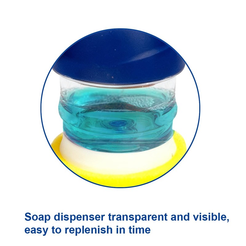 CELOX Dish Sponge with Handle with Holder for Cleaning Kitchen