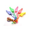 Sourcingmap Pack of 5 Plastic Whistles with Matching Lanyard, Assorted