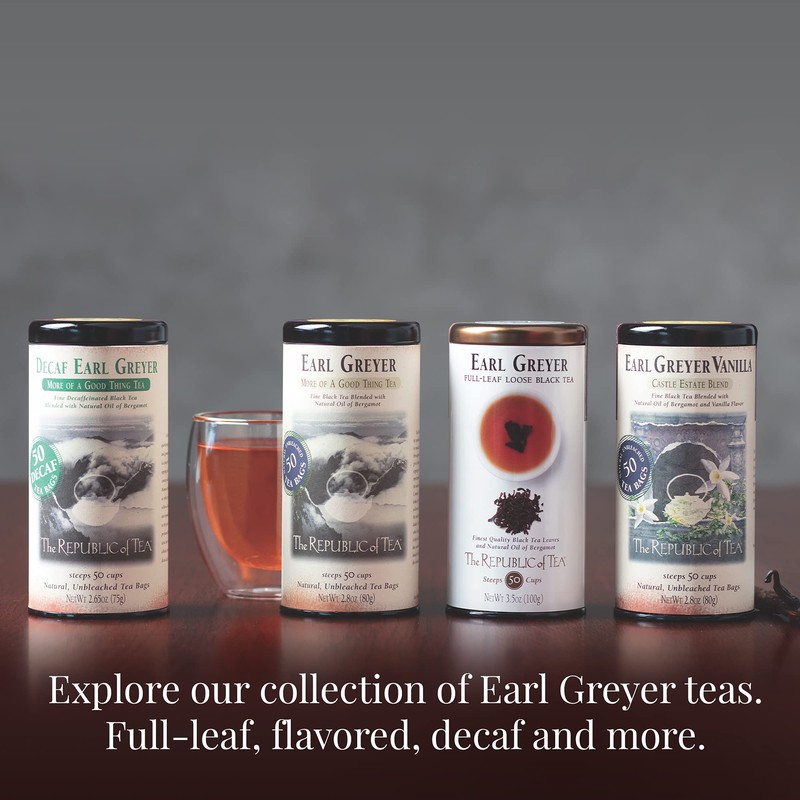 The Republic of Tea - Earl Greyer Black Tea Tin,