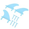 Surfboard Fins Soft Top Tri Fin Set PVC Plastic for