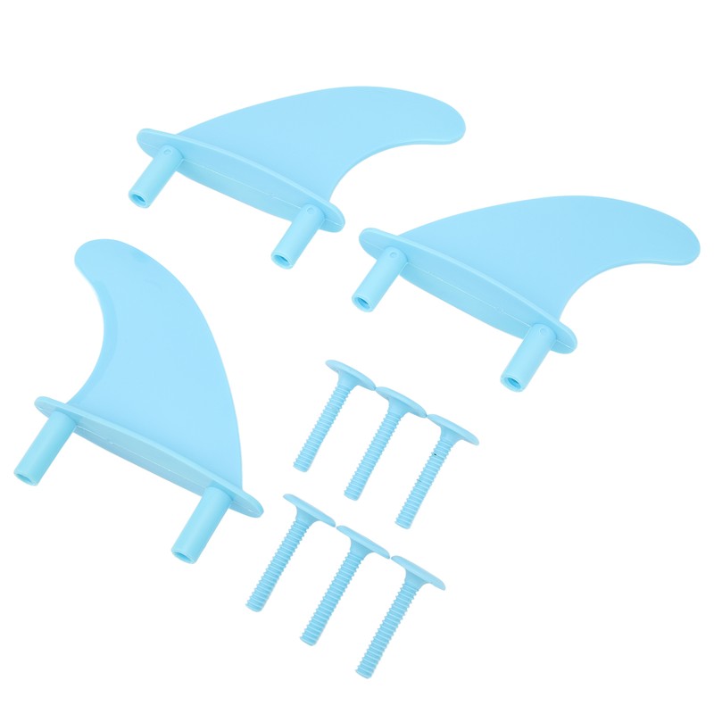 Surfboard Fins Soft Top Tri Fin Set PVC Plastic for