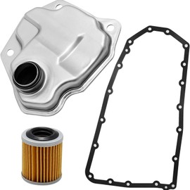 Drblawi Compatible with Automatic Transmission Filter And CVT Oil Cooler Filter And Gasket Kit for Nissan 07-18 Altima Juke Nv200 1.6 2.0 2.5 3.5L Rogue JF011E Replace for 31728-1XF03 31397-1XF0D